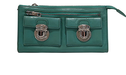 Marc Jacobs Push Lock Wallet, front view